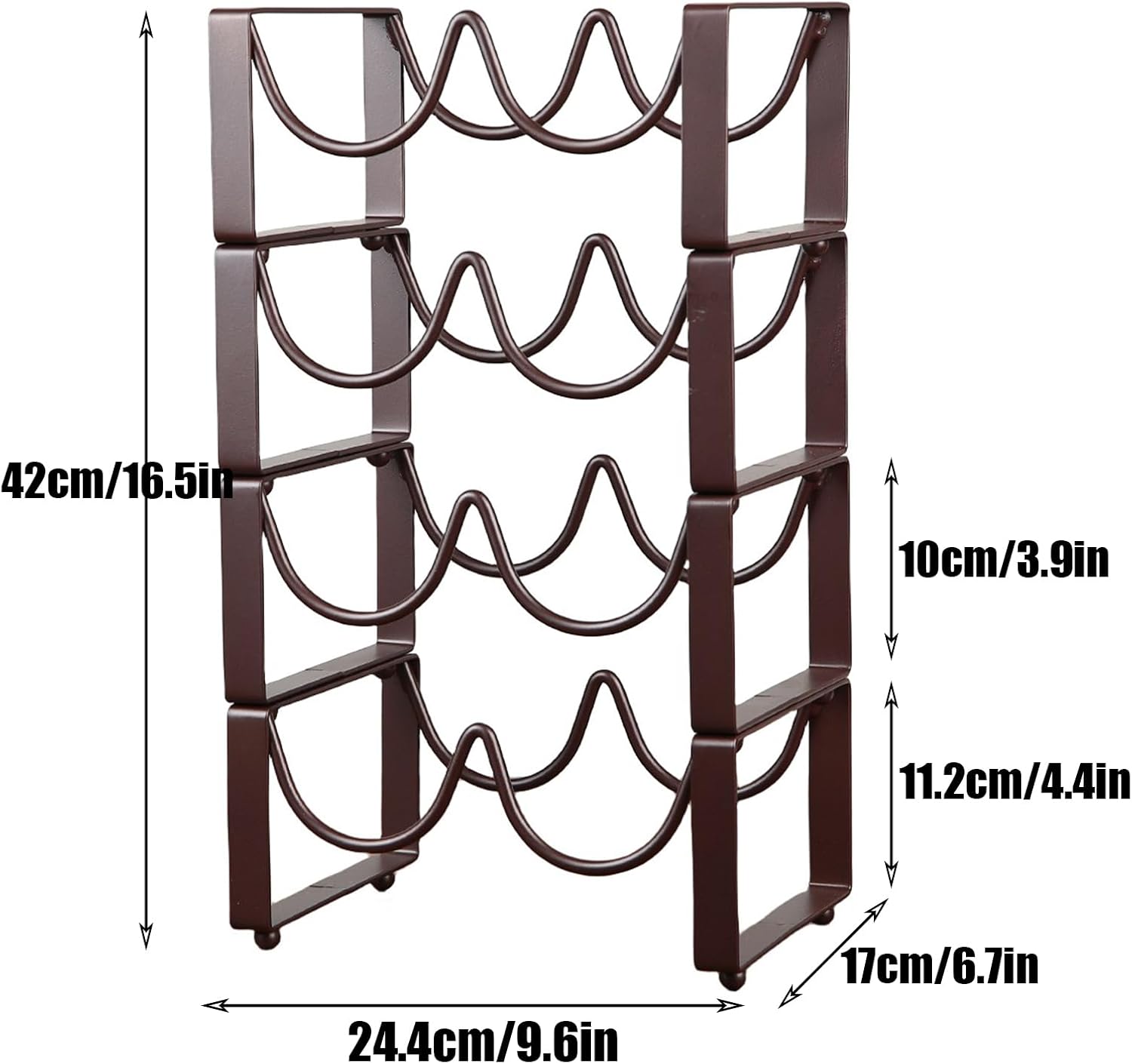Zyqixluk Iron Stacking Wine Rack A2