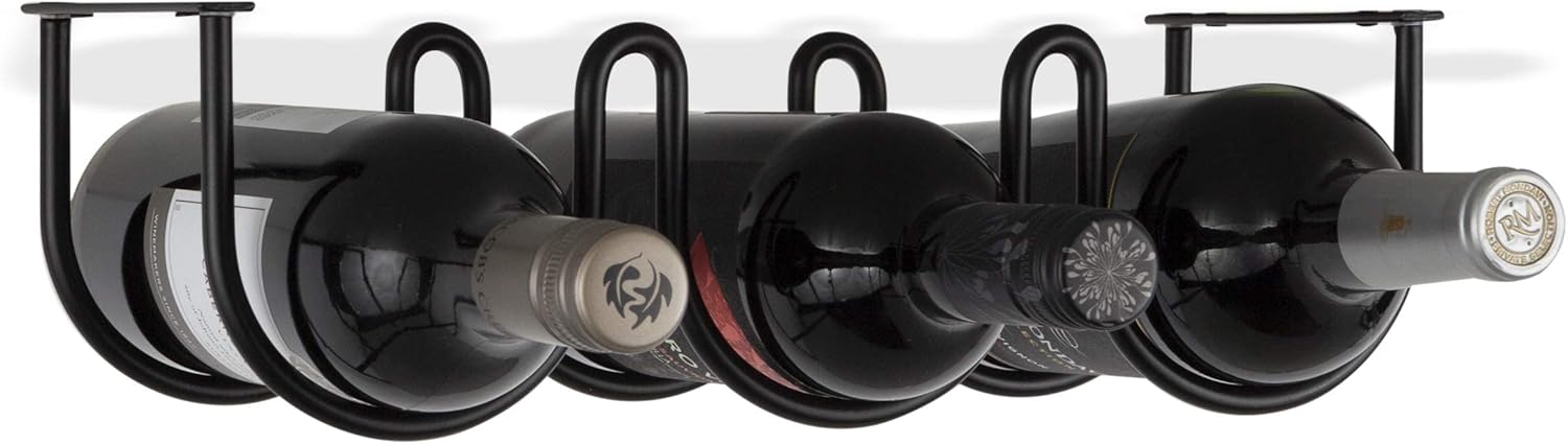 Wallniture Dijon 3-Bottle Wall Mounted Wine Rack