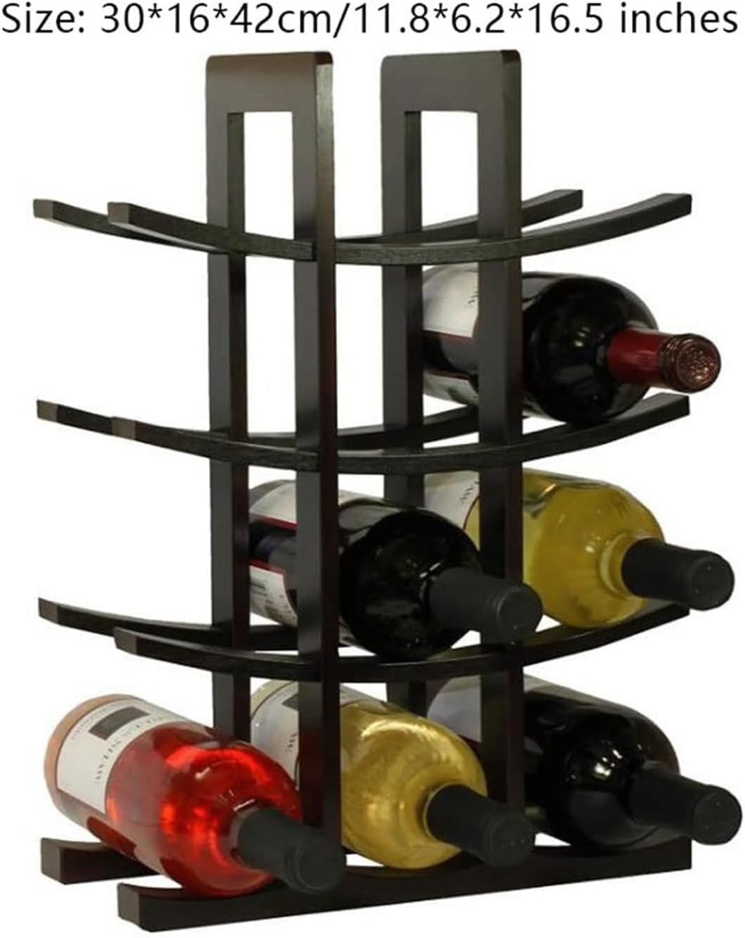 OXOAMP 4-Tier Freestanding Wine Rack Cabinet