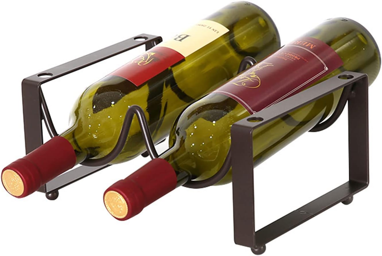 GANYKQ Freestanding Stackable Wine Rack