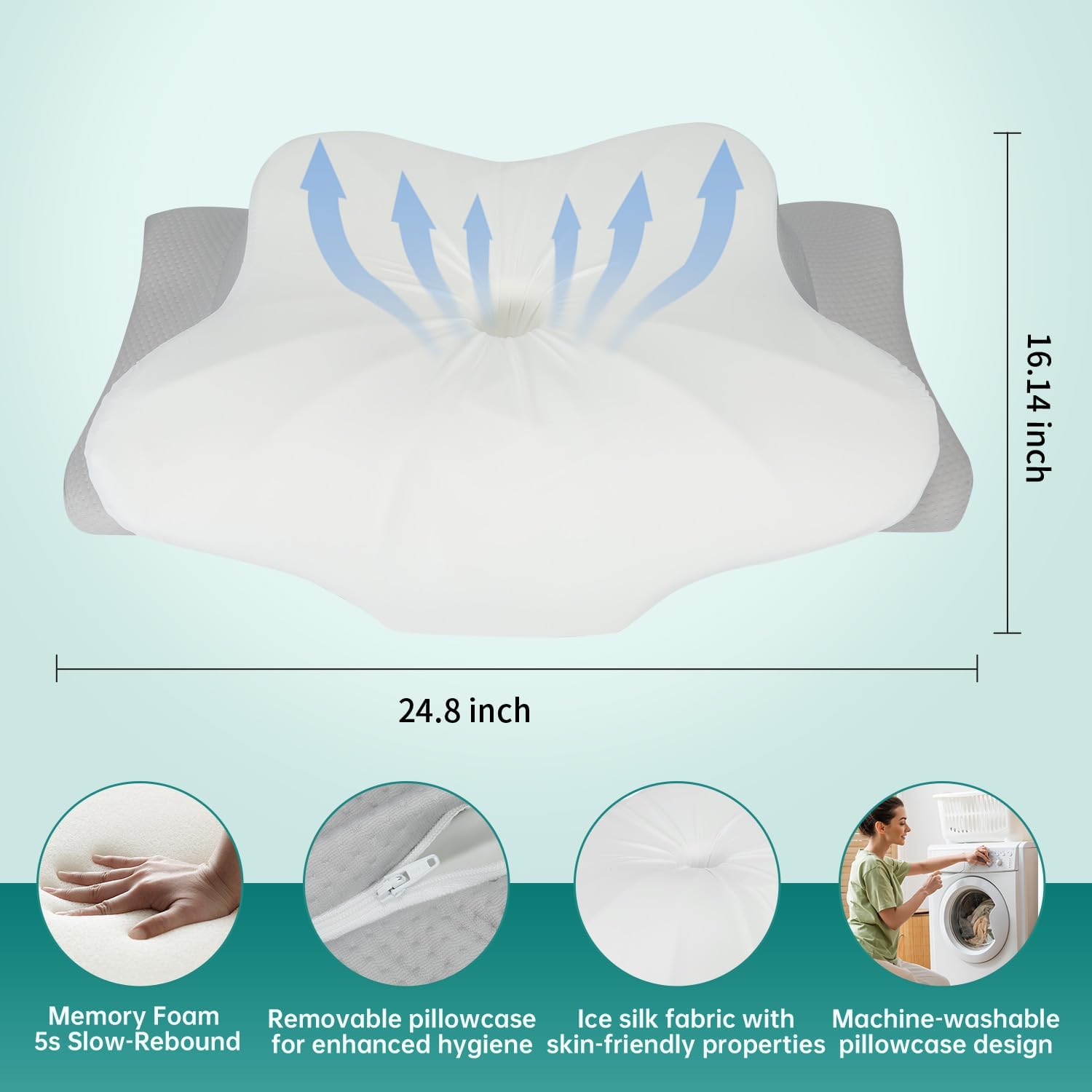 DreemCore Cervical Neck Pillow for Pain Relief