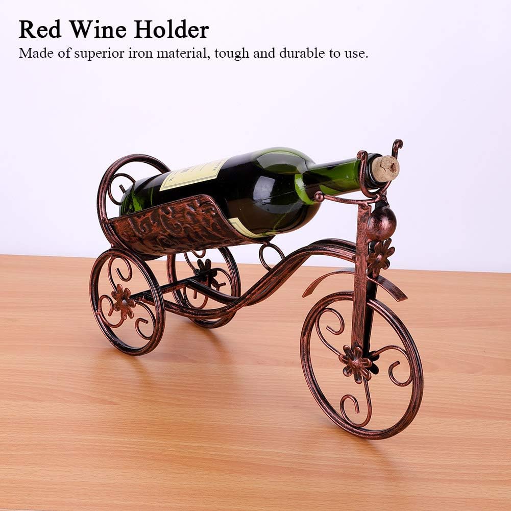 XPSSJMU Freestanding Tricycle Wine Rack