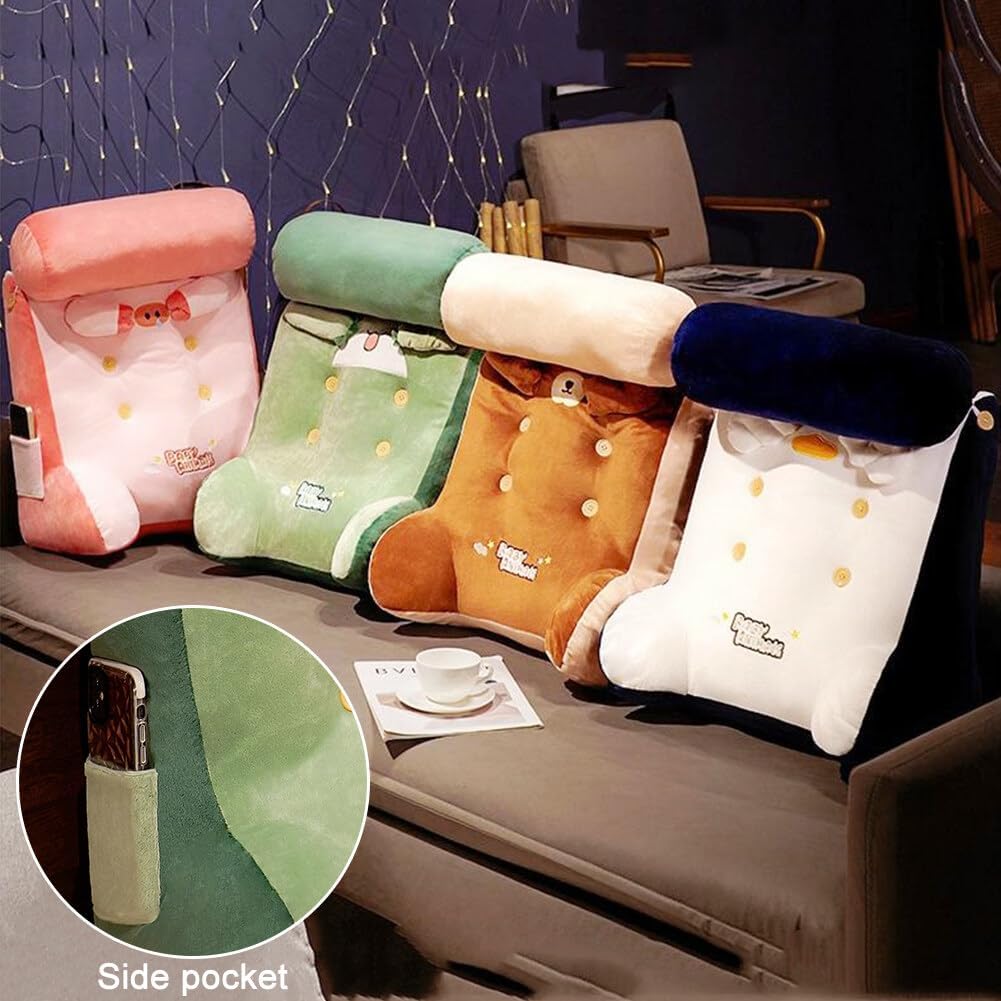 SKINFORD Cute Animal Reading Pillow - Bear Design