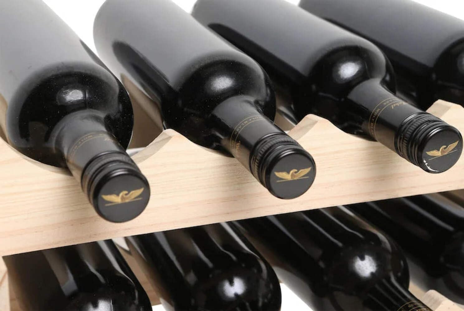 72 Bottle Wine Rack 12 Wide Dark Stain