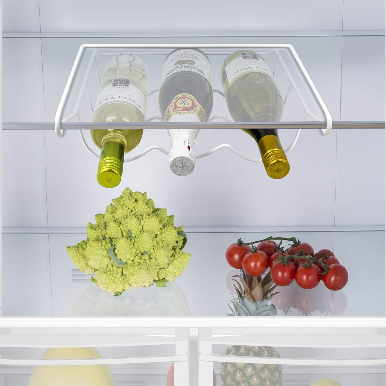 Sorbus Fridge Wine Rack - Holds 3 Bottles Universal Fit