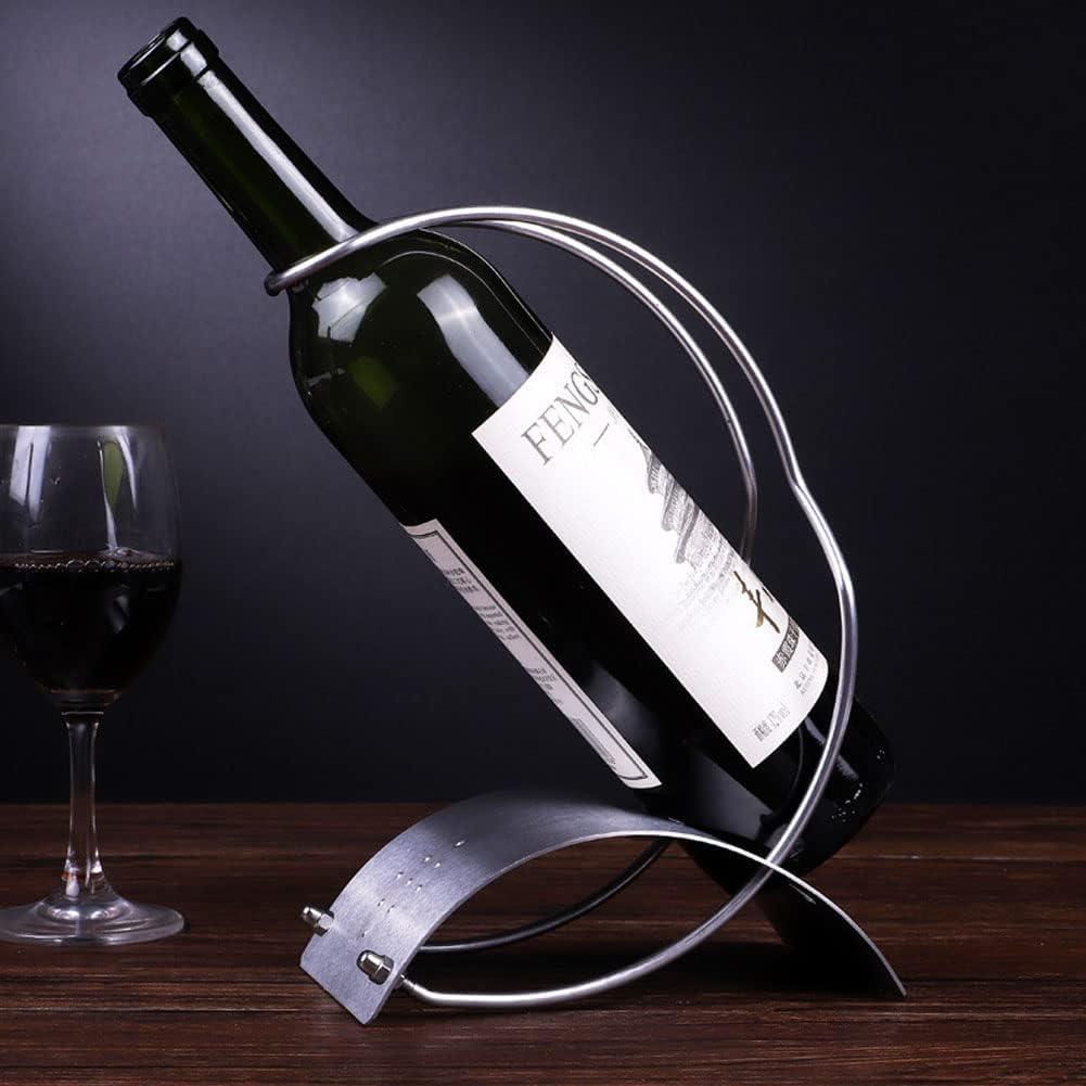 Single Bottle Countertop Wine Holder Stand 1