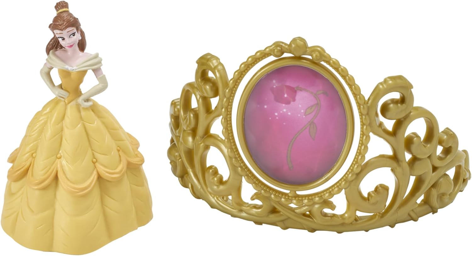 DecoSet Disney Princess Belle Cake Topper 2-Piece Set