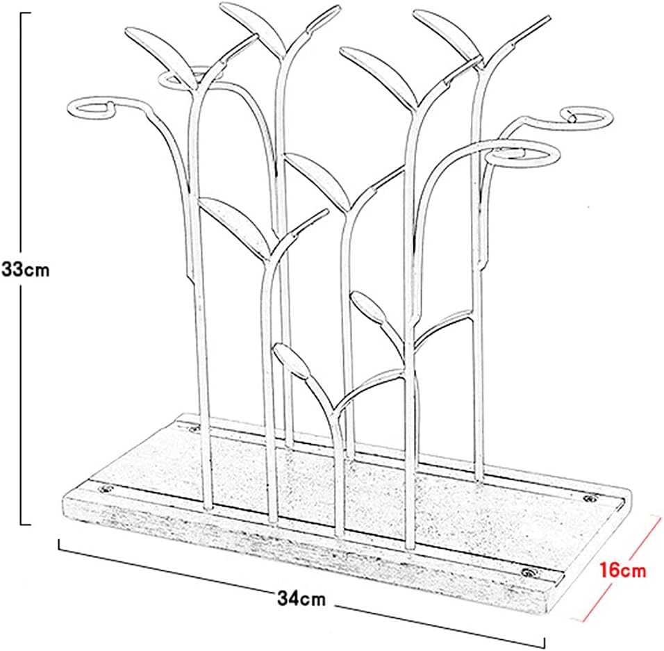 Stylish Freestanding Wine Rack for 4 Bottles and 4 Glasses White