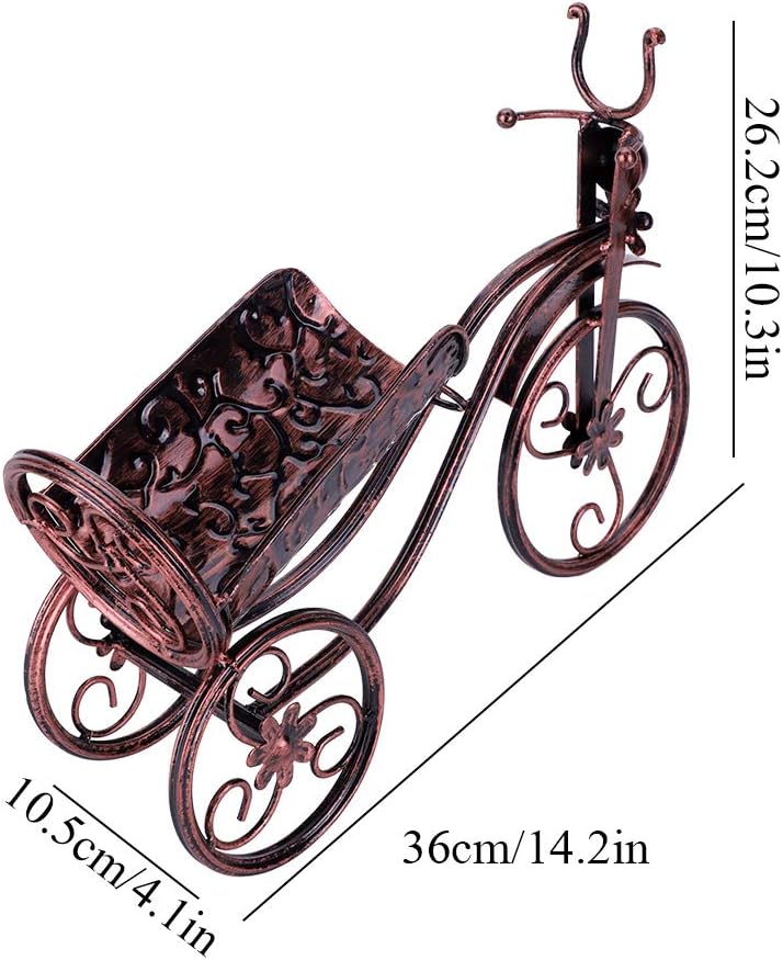 XPSSJMU Freestanding Tricycle Wine Rack