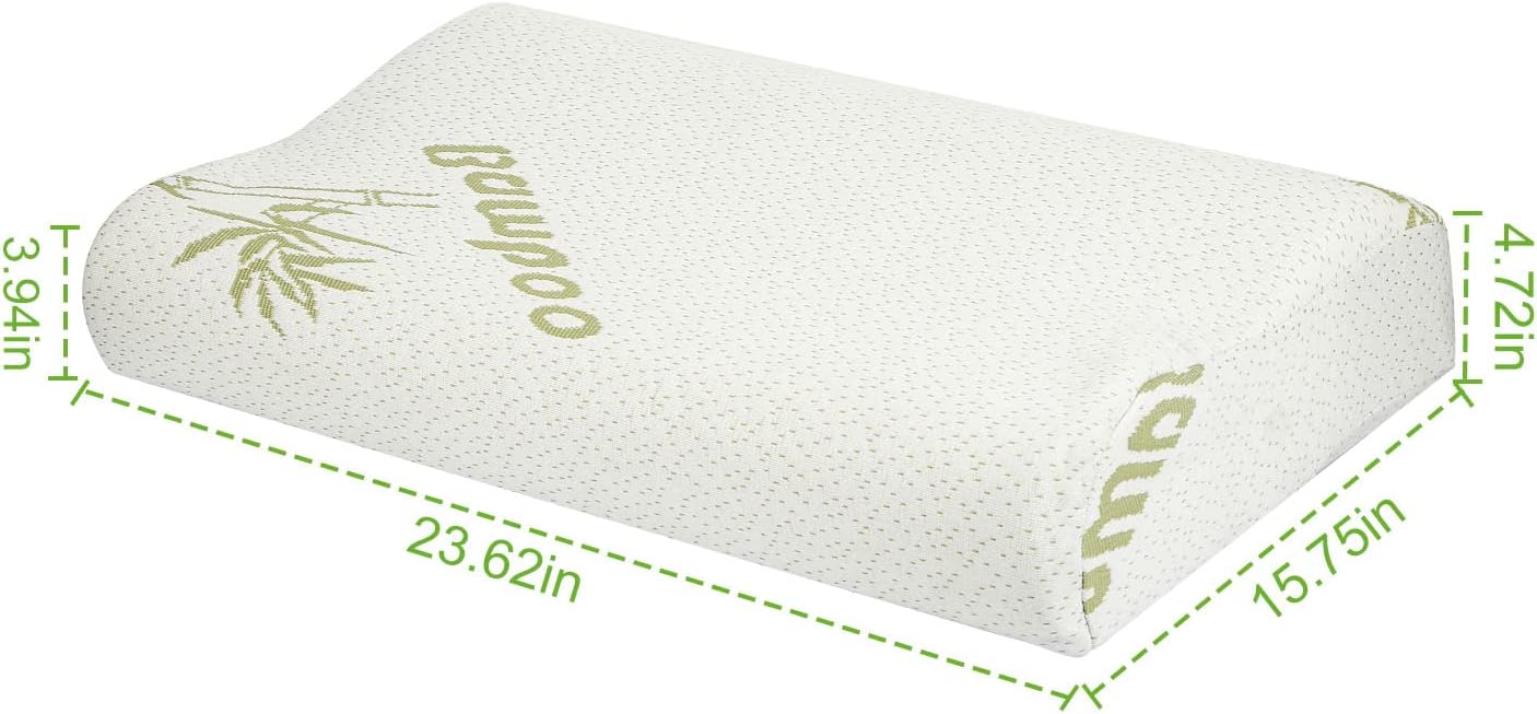iMounTEK Bamboo Rayon Memory Foam Neck Support Pillow 1