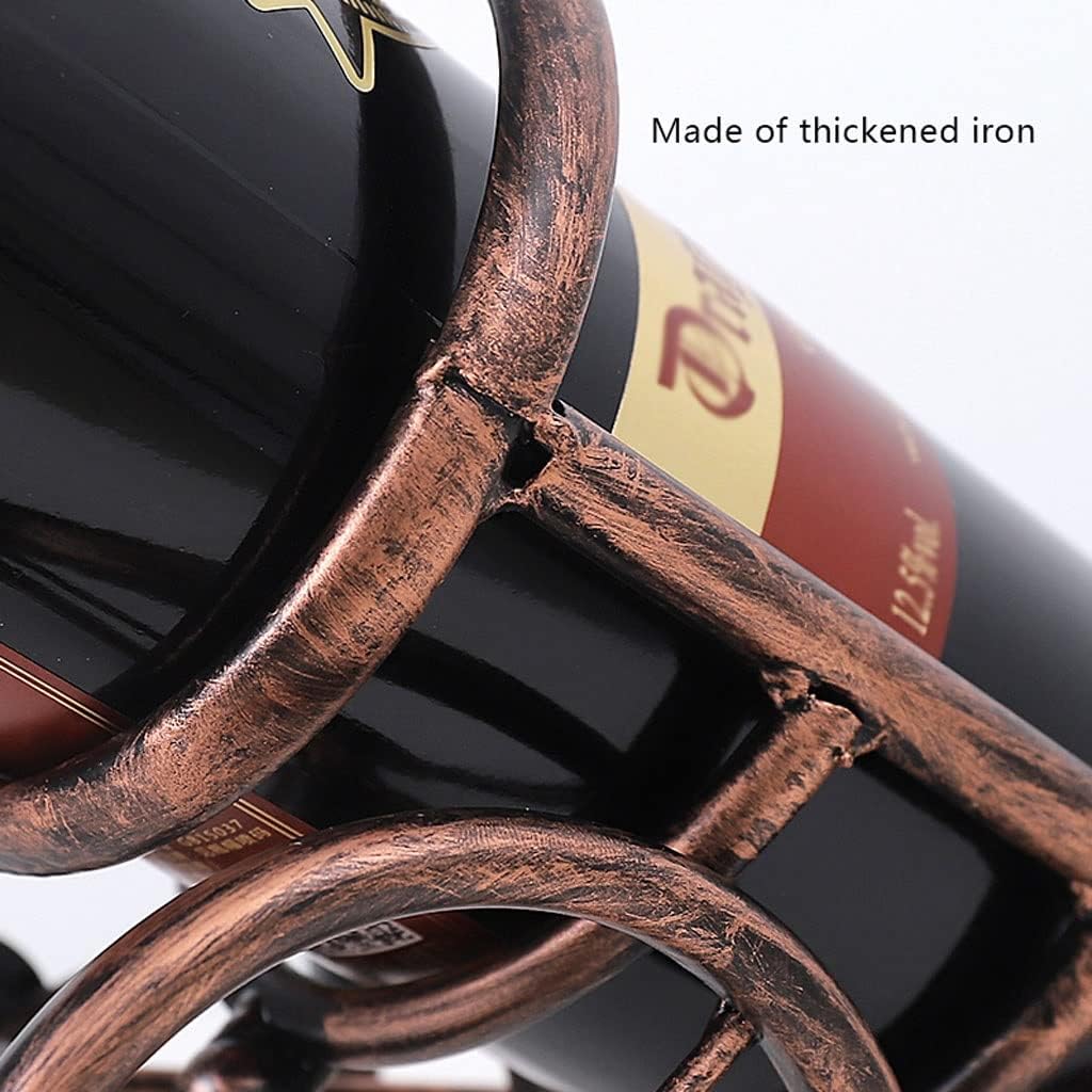 GTEFSWS Freestanding Wine Rack with Thickened Iron Frame