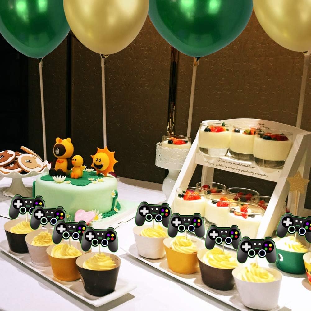 Mity Rain Video Game Controller Cupcake Toppers 24pcs