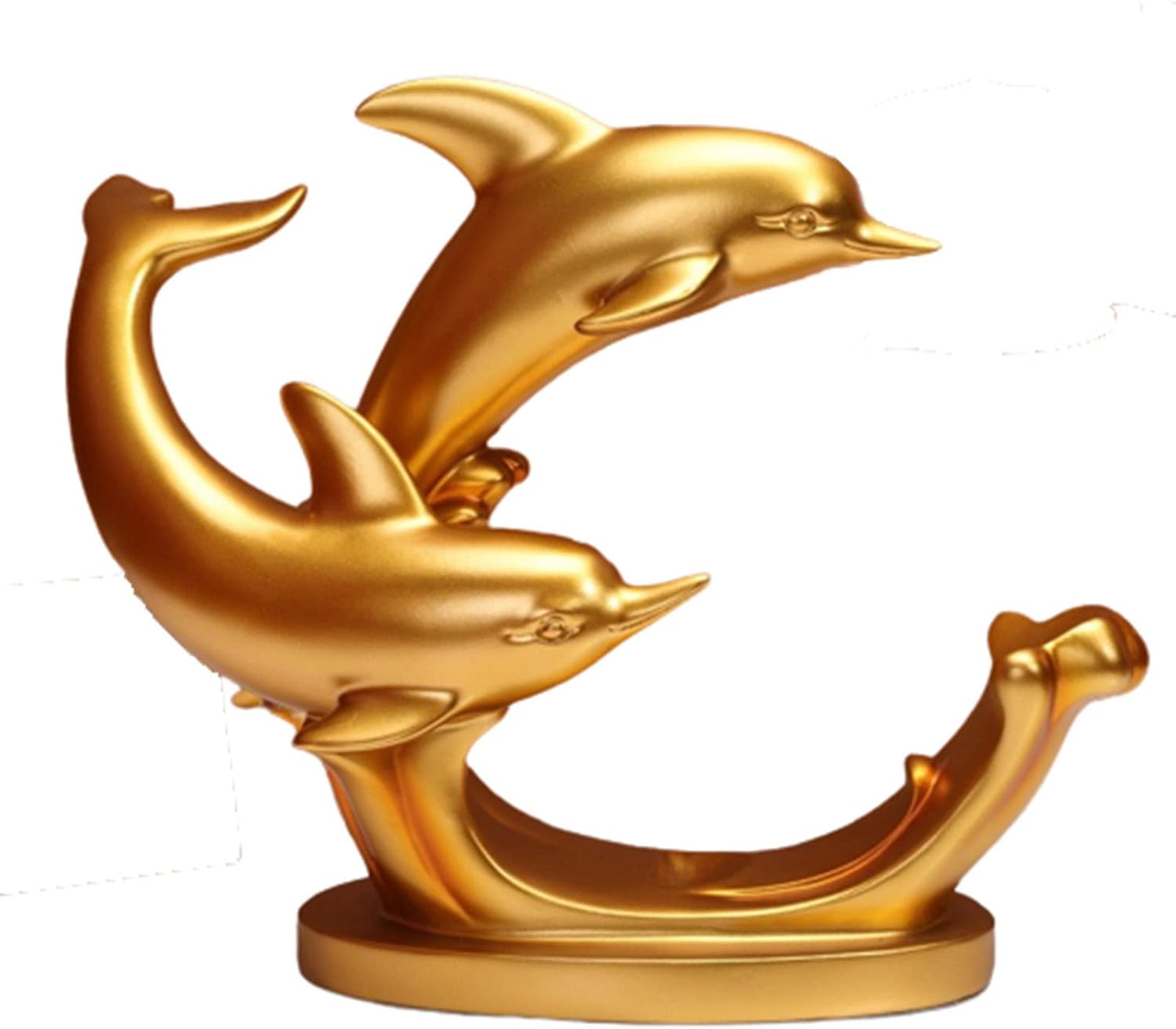 JUSHZ Modern Wine Rack Holder - Gold Resin Design