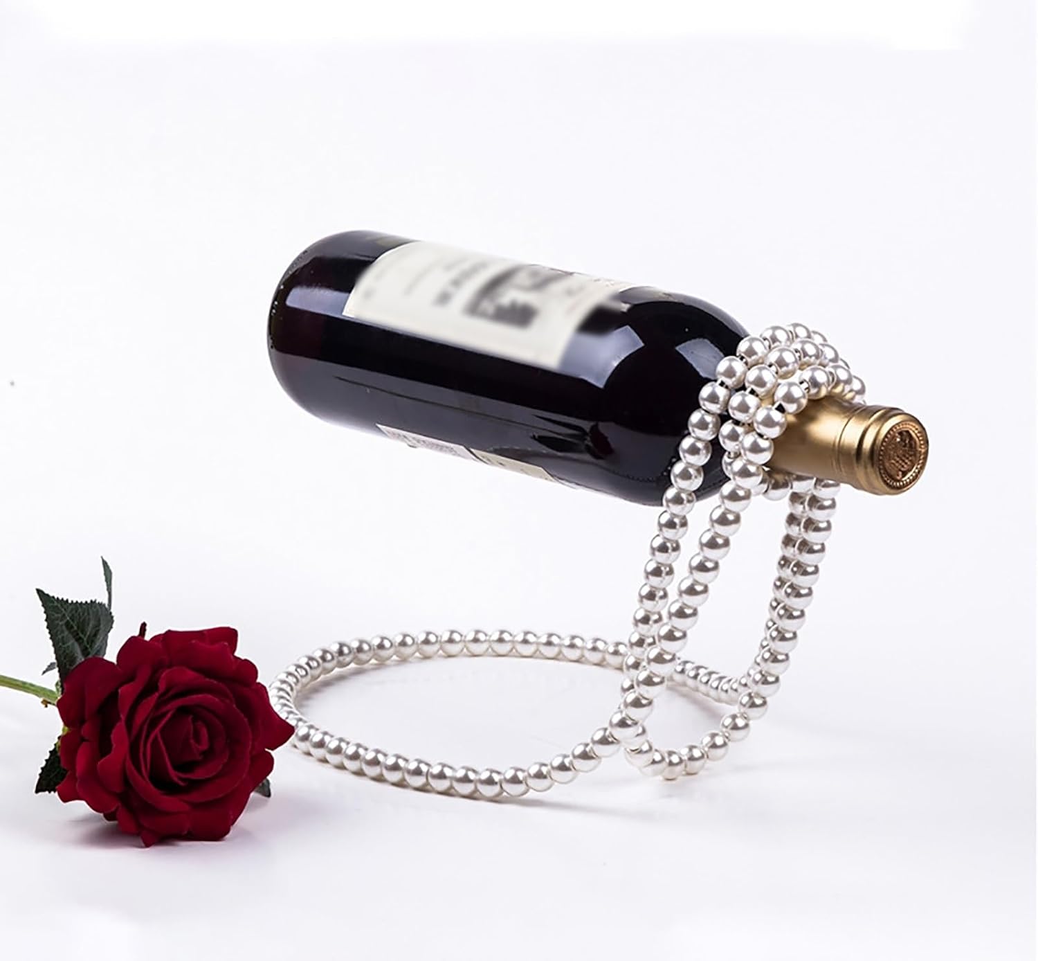 LLYLAFDC Magic Floating Wine Rack Gold