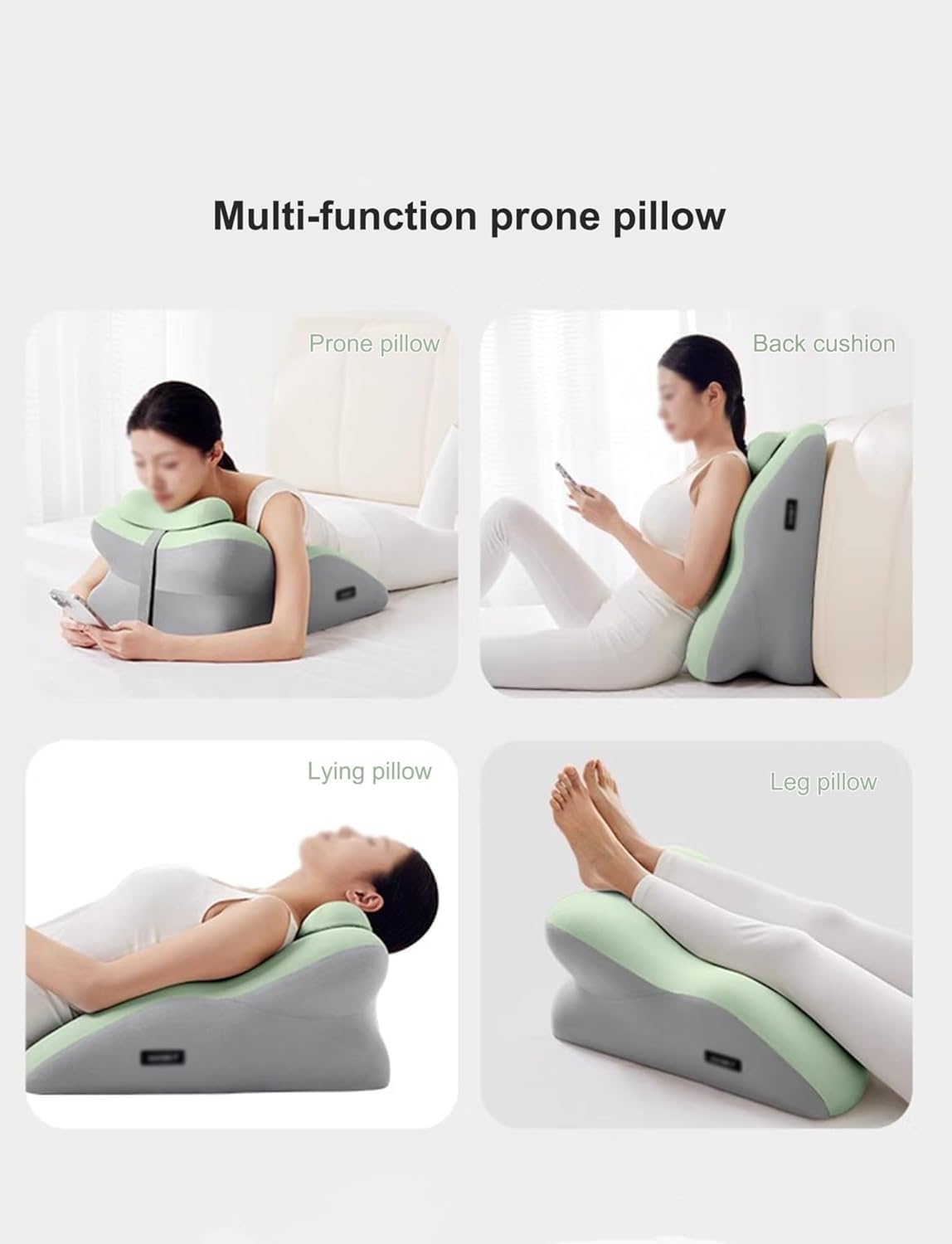 Ergonomic Prone Pillow for Face Down Rest