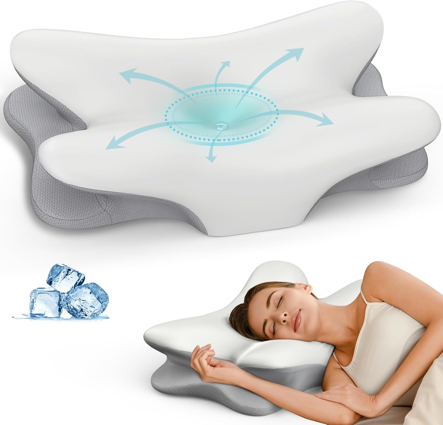 Besyodo Ergonomic Neck Pillow for Pain Relief