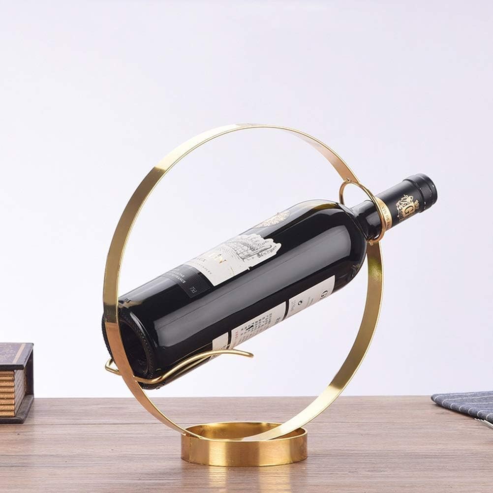 HASMI Wrought Iron Wine Rack Kitchen Decor Storage