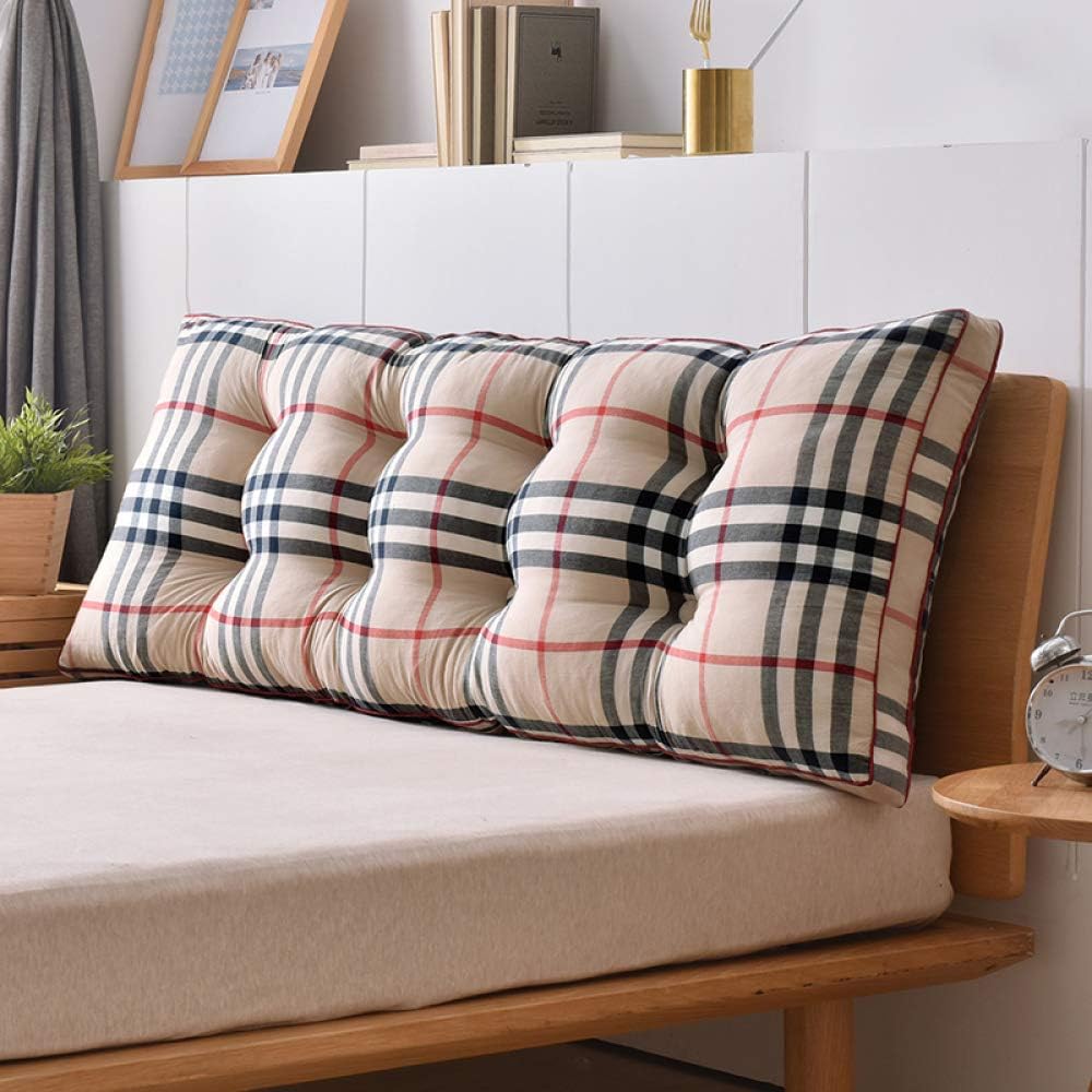 RUYII Large Soft Head Pillow with Removable Cover for Bed and Sofa
