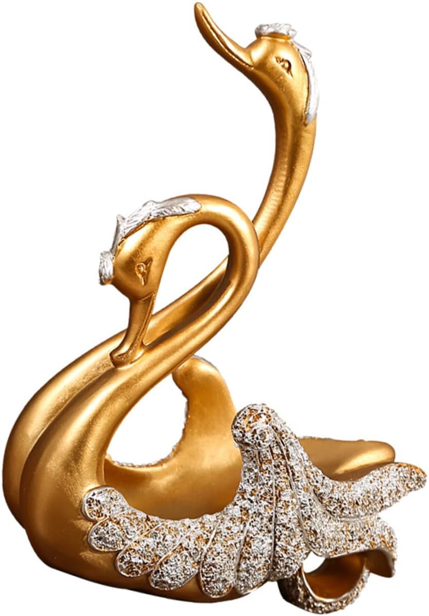Ciieeo Resin Swan Wine Holder Elegant Display Stand