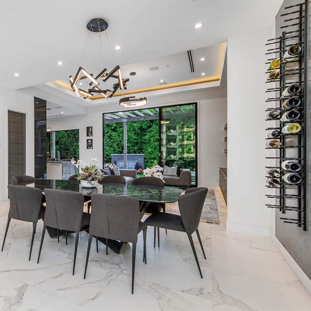 Ultra Wine Racks Wall-Mounted Matte Black 3 Bottle