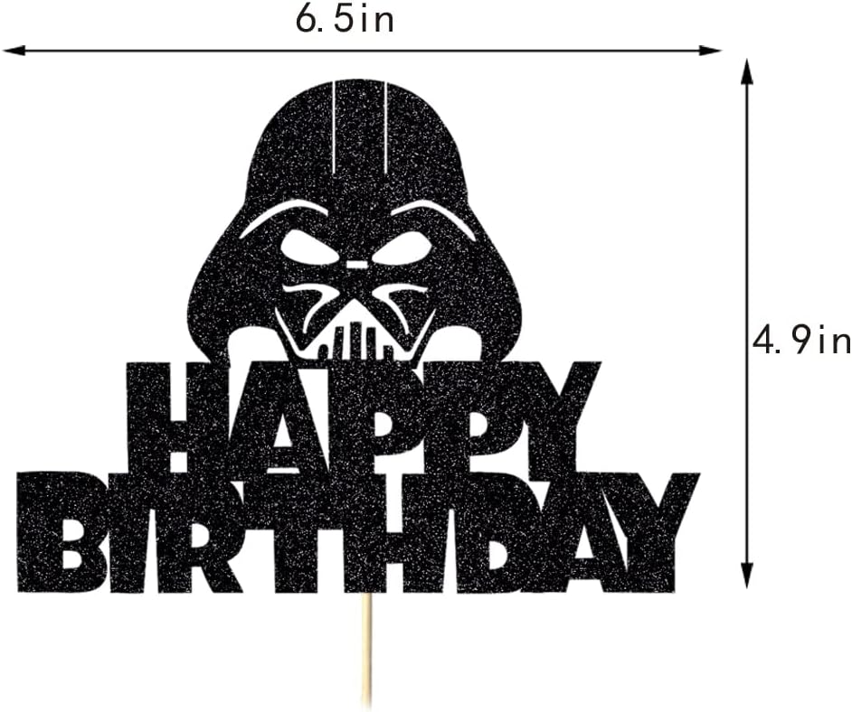 DETROVA Alien War Cake Topper Birthday Decoration