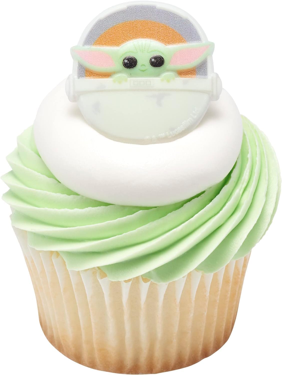 DECOPAC Star Wars The Mandalorian The Child Cupcake Rings - 24 Pack 1