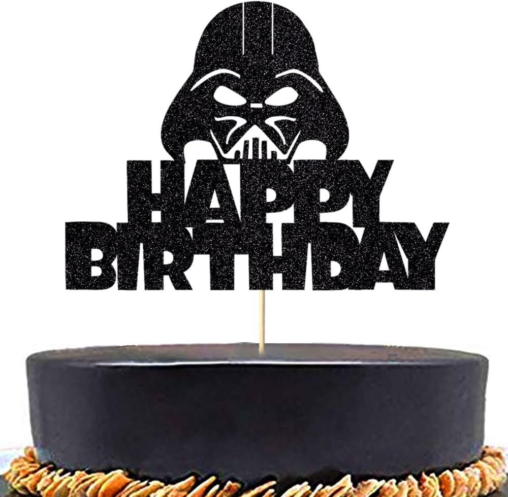 DETROVA Alien War Cake Topper Birthday Decoration