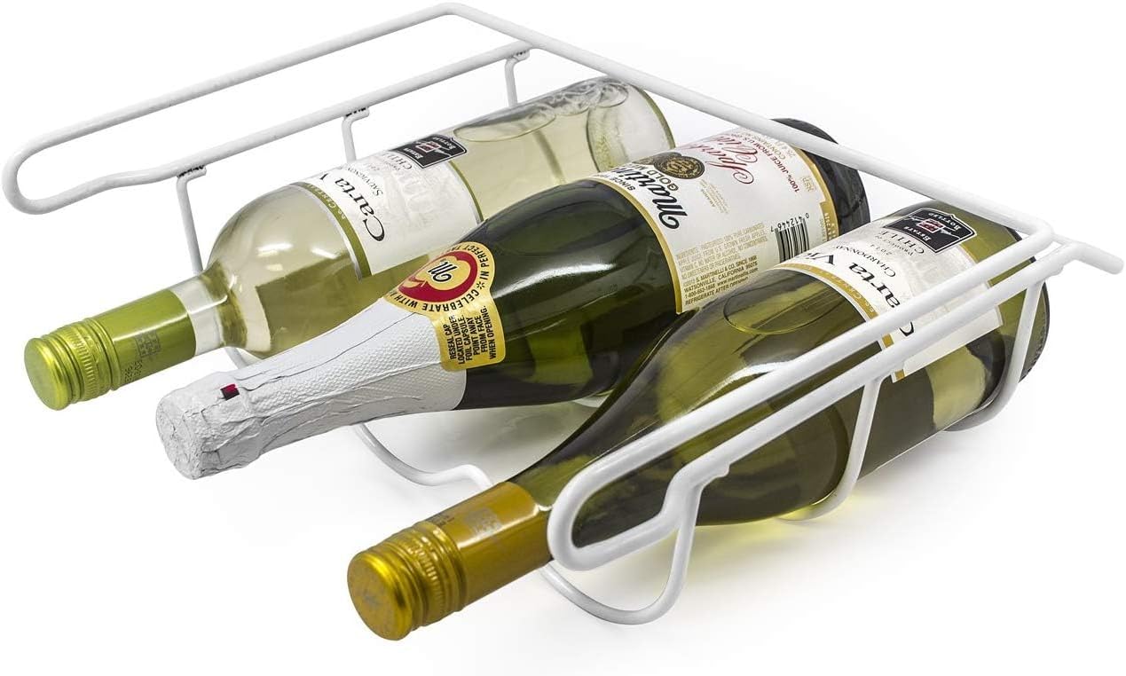 Sorbus Fridge Wine Rack - Holds 3 Bottles Universal Fit