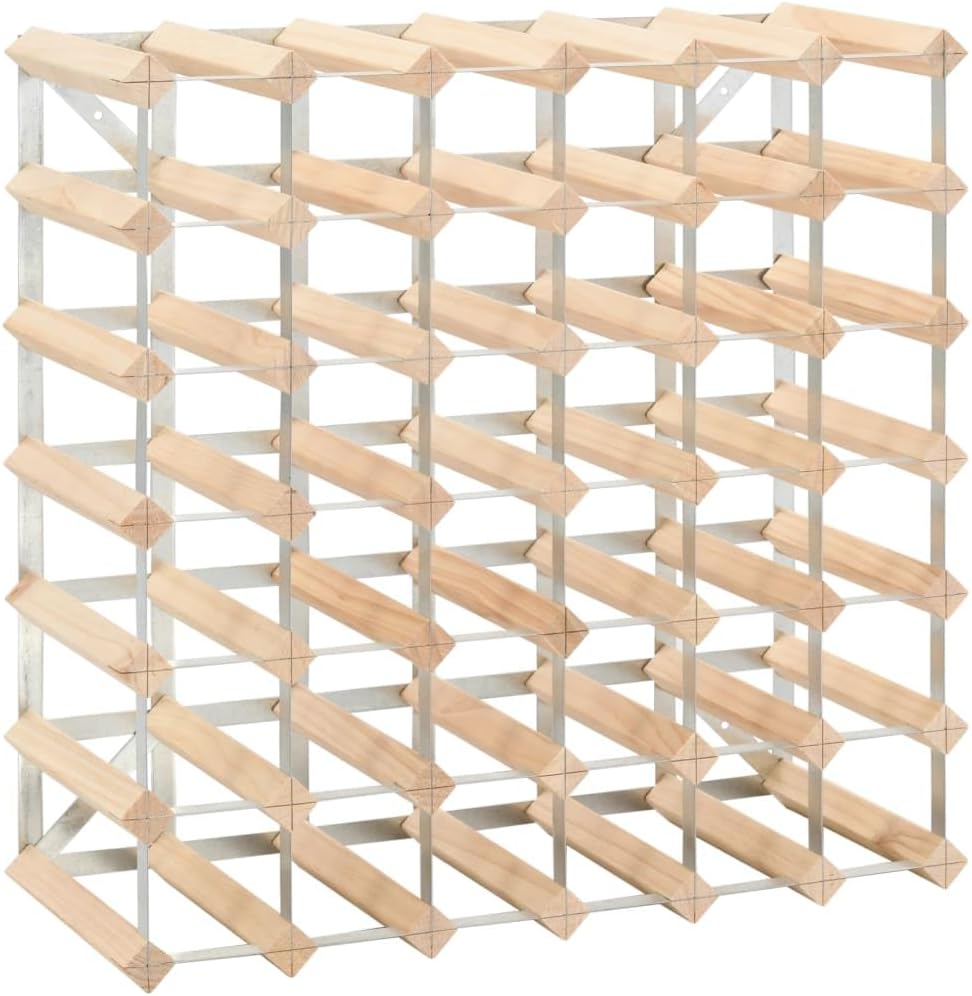 Aisifx Wine Rack for 42 Bottles Solid Pinewood