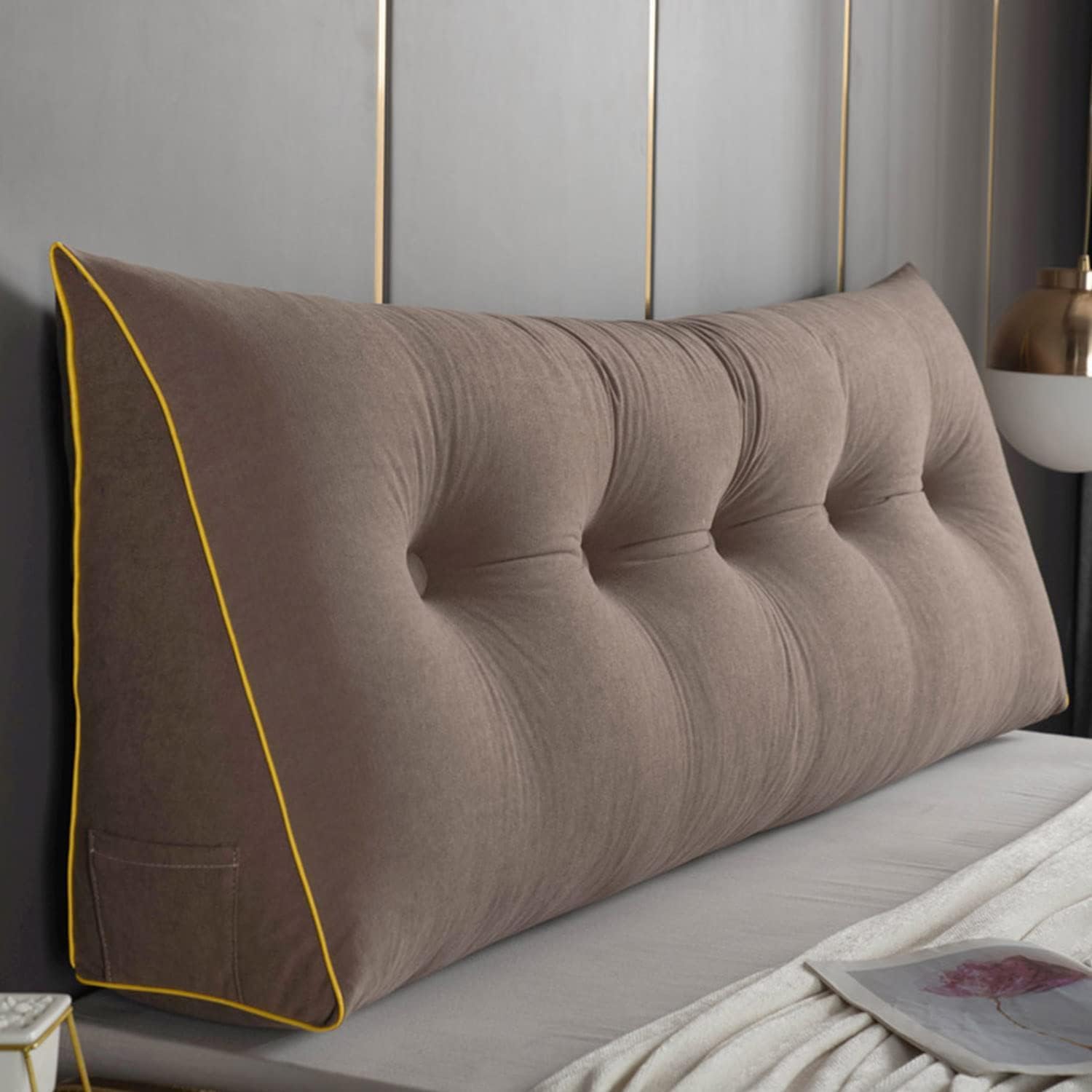 COZMAX Reading Pillow with Detachables and Zipper