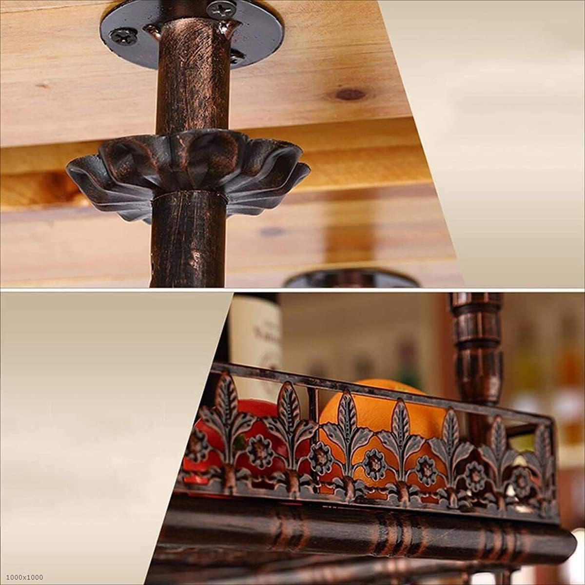 Adjustable Metal Wine Rack Wall Mount Holder