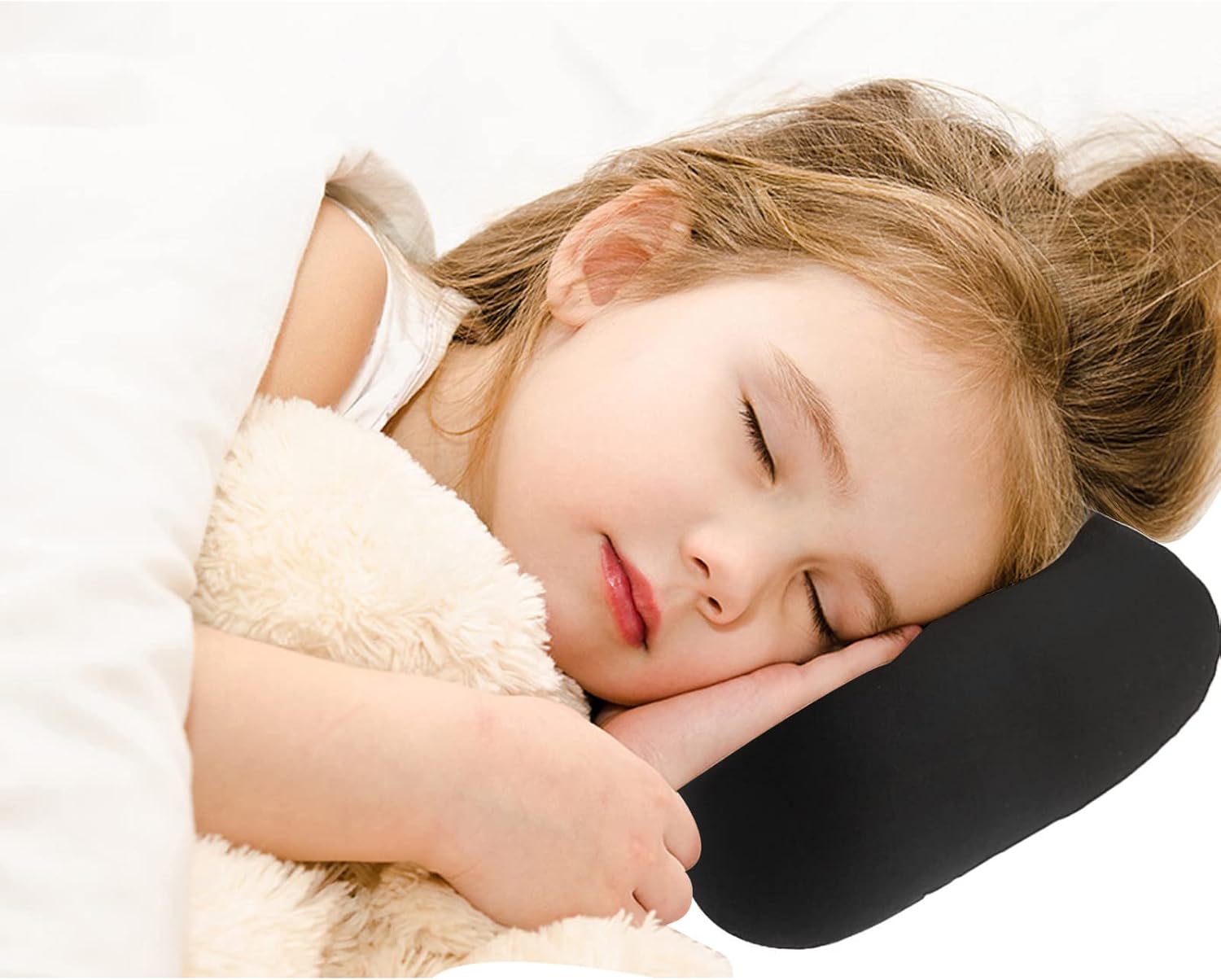 KELINFONG Microbead Travel Pillow 15x8 Inch for Neck Support