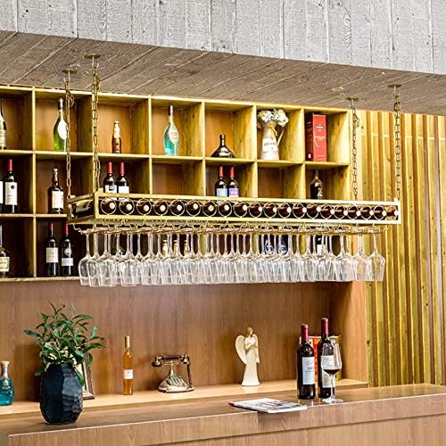 ShyhHts Wall Mounted Wine Rack - 120cm Durable Adjustable