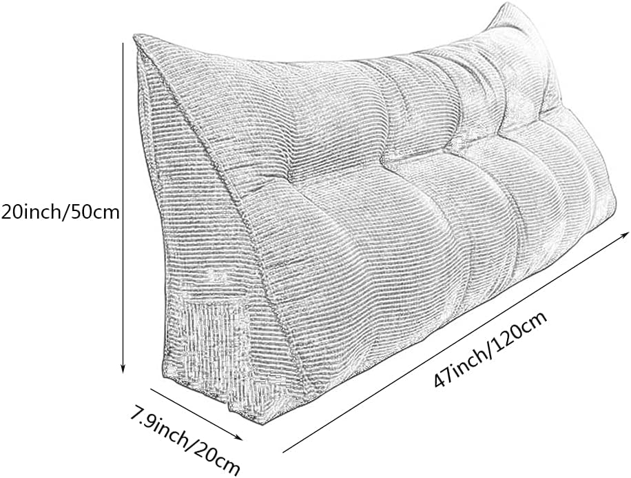 ZZYK Triangular Reading Pillow 47inch Green