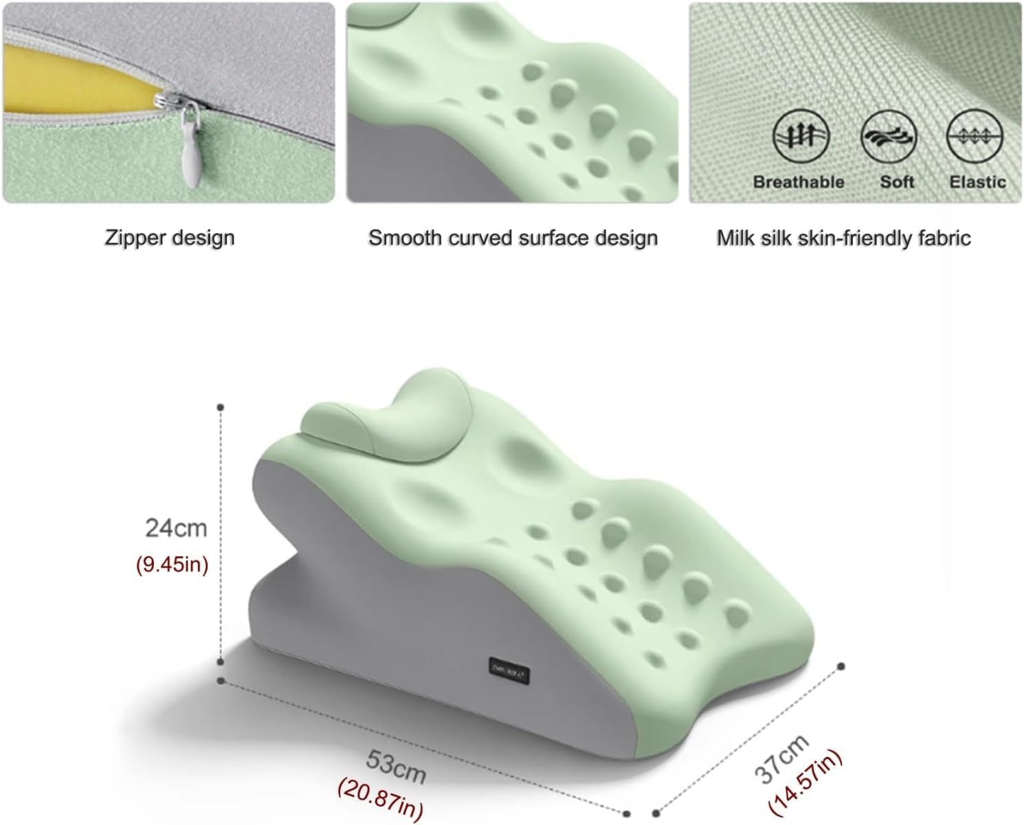 Ergonomic Prone Pillow for Face Down Rest