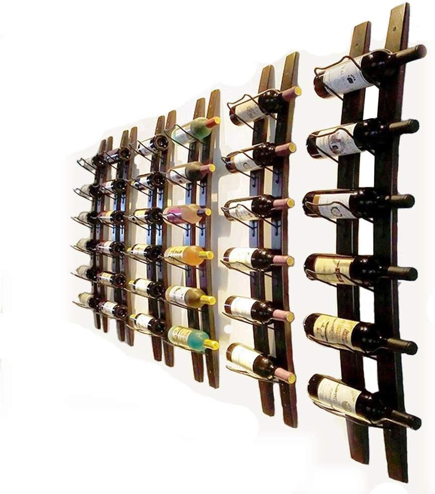RONIXE Wall Mounted Wine Rack with 6 Bottles Storage