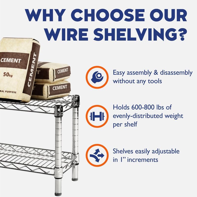 SI Shelving Inc 14d x 24w x 34h Wine Rack with 5 Shelves