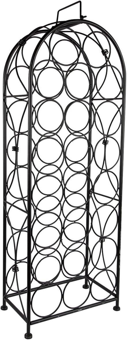 J Miles Co Freestanding Wine Rack 23 Bottle Capacity