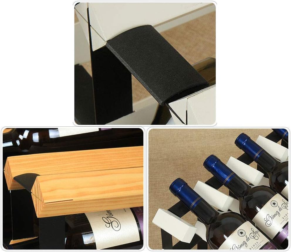 8-Bottle Wooden Wine Rack with Stylish Design 1