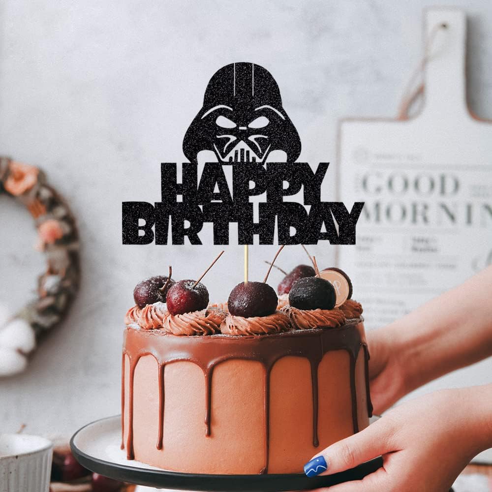 DETROVA Alien War Cake Topper Birthday Decoration