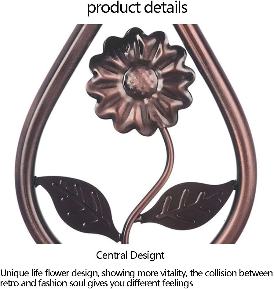 European-Style Retro Sunflower Wine Rack 6 Glass Holder