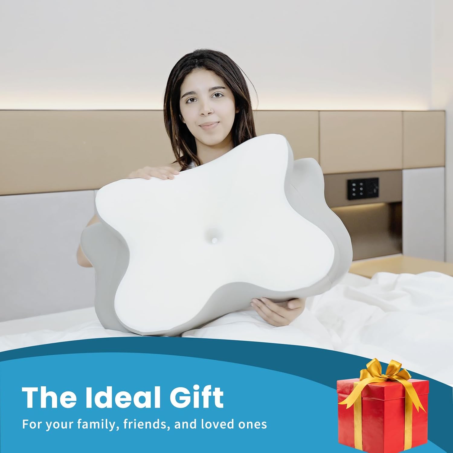 Zedaotc Cervical Neck Pillow for Pain Relief and Sleep Support