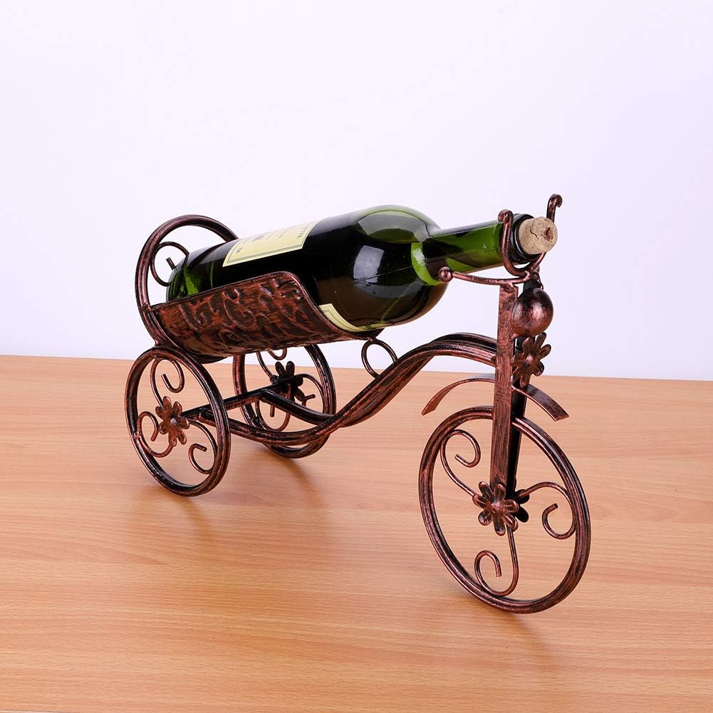 XPSSJMU Freestanding Tricycle Wine Rack