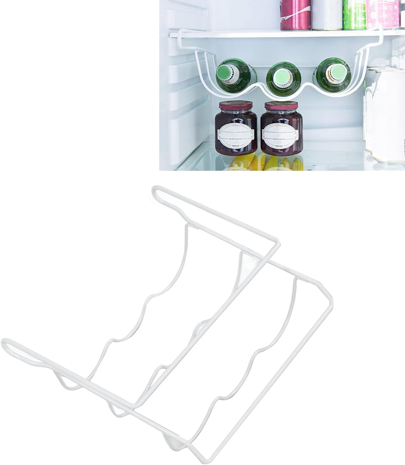 Cyrank Freestanding Wine Rack for Fridge