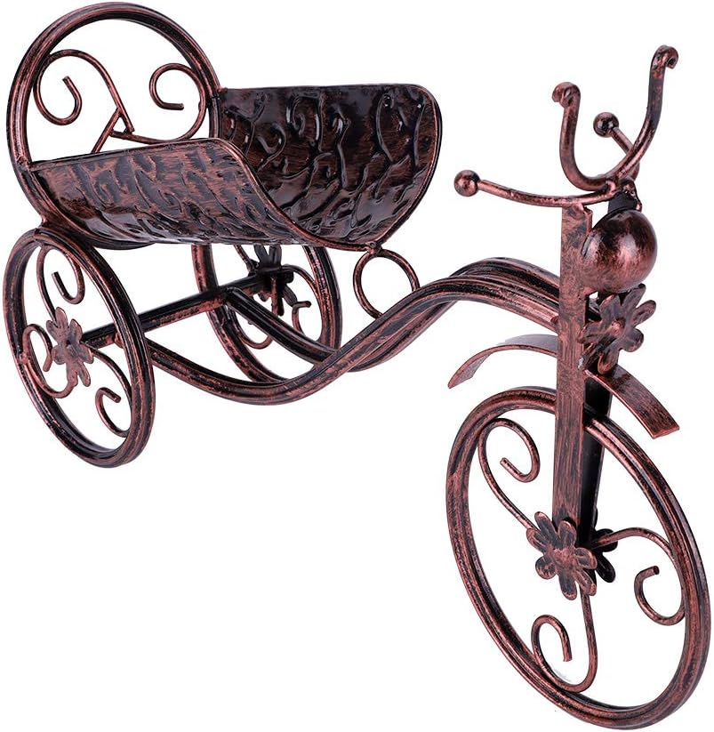 XPSSJMU Freestanding Tricycle Wine Rack