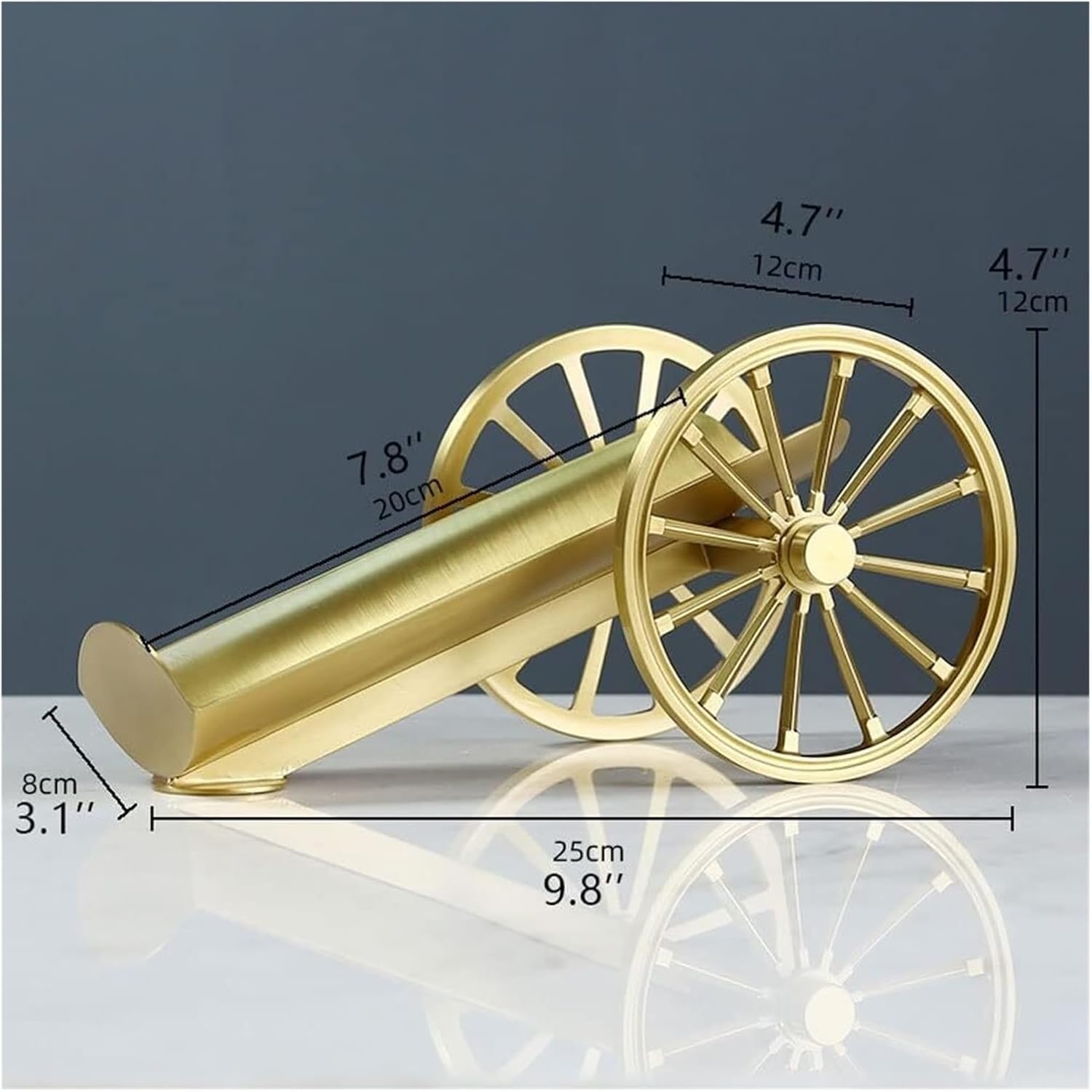 OXOAMP Freestanding Brass Wine Rack