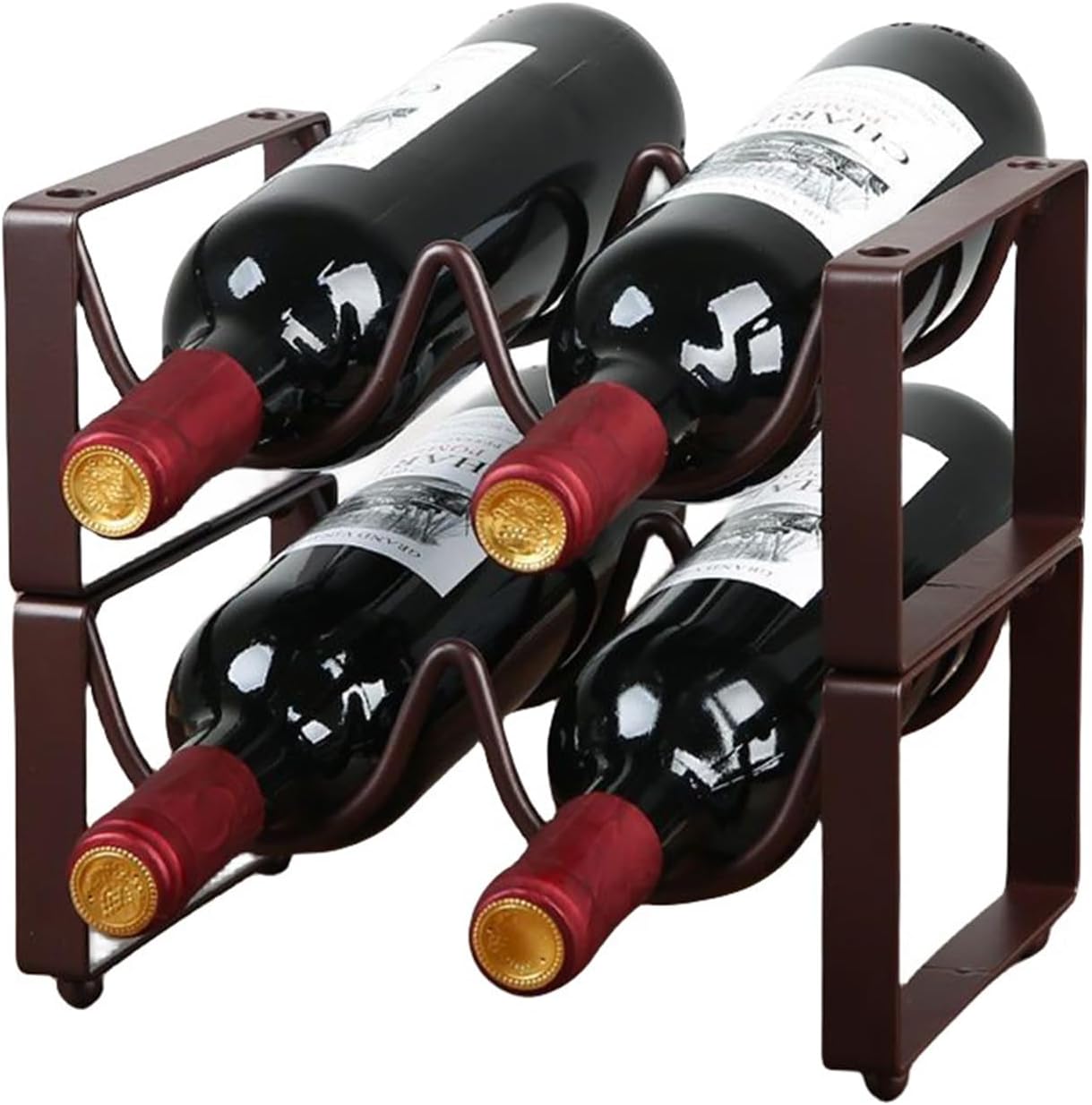 Zyqixluk Iron Stacking Wine Rack A2