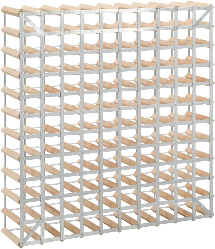Aisifx 120 Bottle Wine Rack Solid Pine