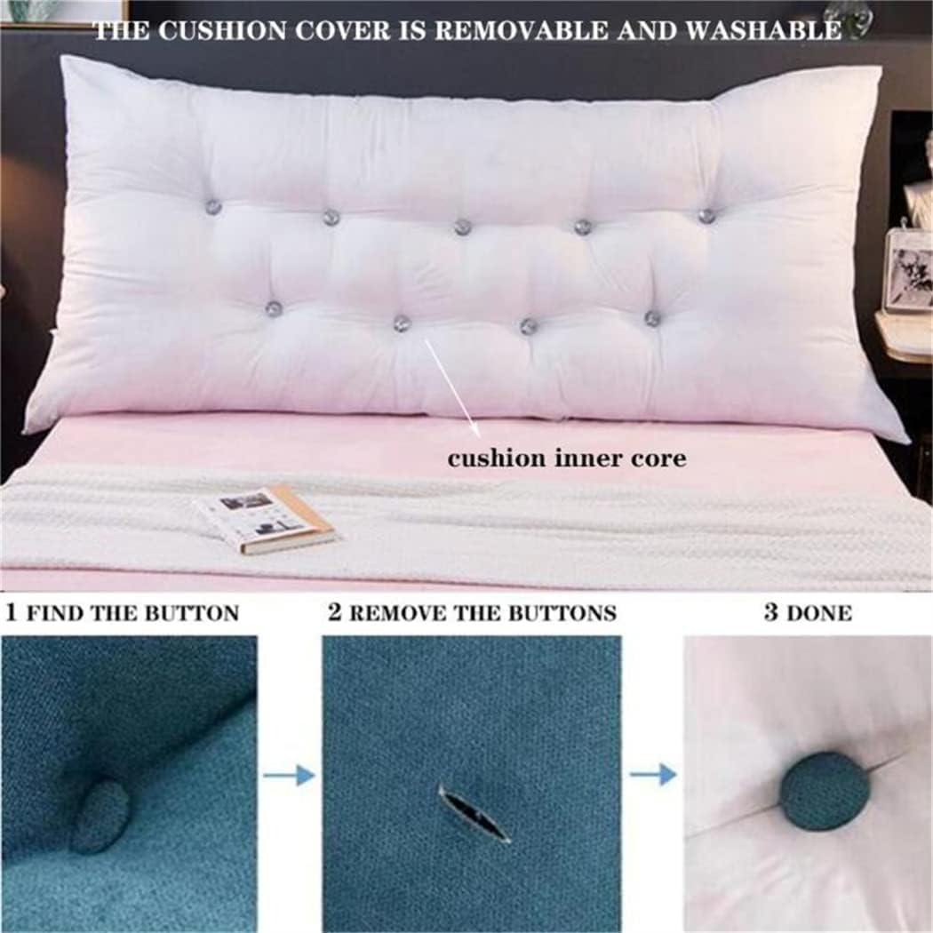 COZMAX Velvet Reading Wedge Pillow with Back Support