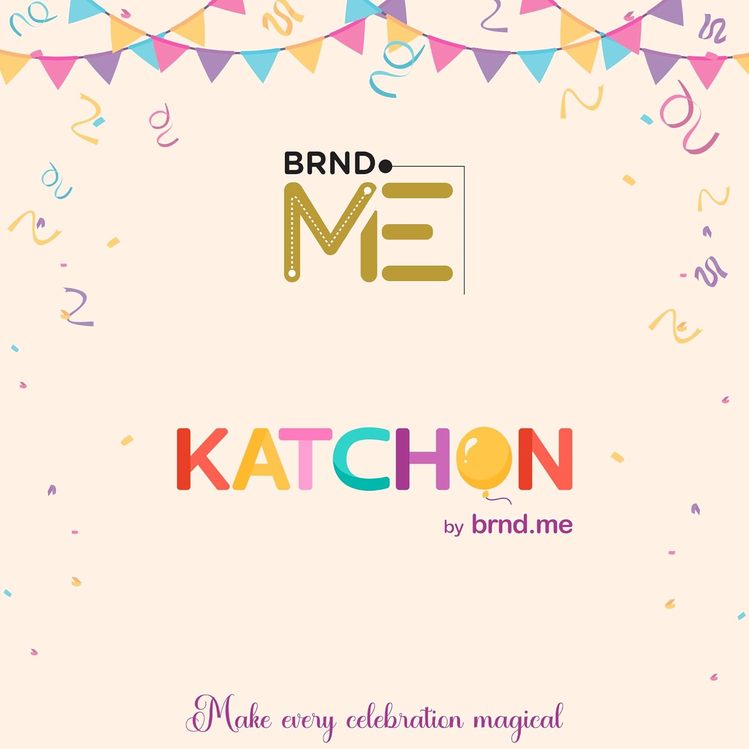 KatchOn Lets Pawty Balloons Gold 16 Inch Decor Set
